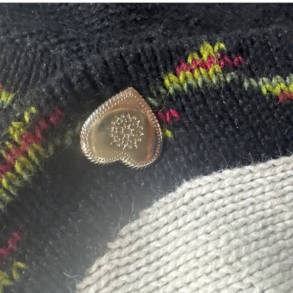 The Quacker Factory VIntage Garden Angel Button Down Cardigan Sweater Women 1X - Picture 9 of 9